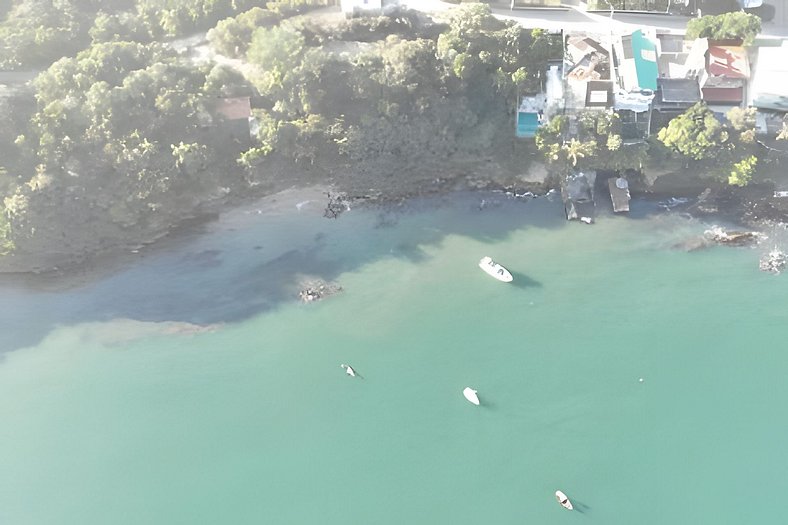 Casa aconchego da praia miséria, frente mar